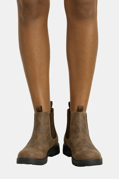 Kirsty - Classic Slip-On Elastic Panel Chelsea Boots