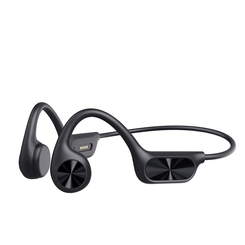 Knochenschall-Kopfhörer | IPX8 wasserdicht 30 m | Bluetooth 5.4 + 32 GB MP3 | AquaBone
