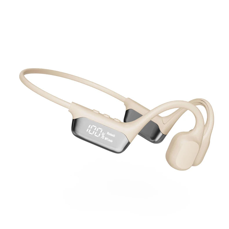 Knochenschall-Kopfhörer | IPX8 wasserdicht 30 m | Bluetooth 5.4 + 32 GB MP3 | AquaBone