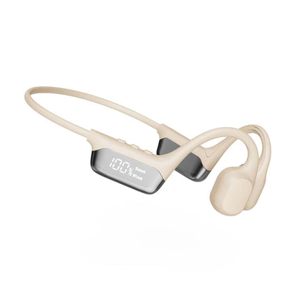 Knochenschall-Kopfhörer | IPX8 wasserdicht 30 m | Bluetooth 5.4 + 32 GB MP3 | AquaBone