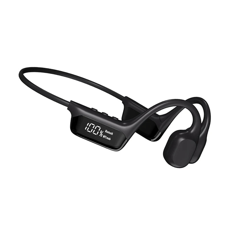 Knochenschall-Kopfhörer | IPX8 wasserdicht 30 m | Bluetooth 5.4 + 32 GB MP3 | AquaBone