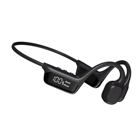 Knochenschall-Kopfhörer | IPX8 wasserdicht 30 m | Bluetooth 5.4 + 32 GB MP3 | AquaBone