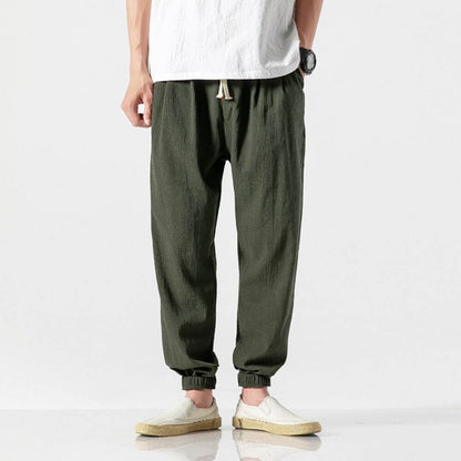 Komforthose | Japanische Unisex-Hose mit Elastischem Bund | Leicht und Atmungsaktiv für Optimale Sommerfrische 1