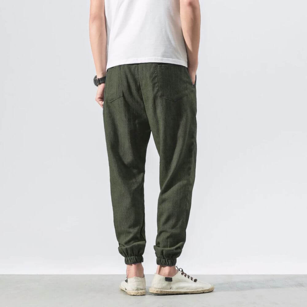 Komforthose | Japanische Unisex-Hose mit Elastischem Bund | Leicht und Atmungsaktiv für Optimale Sommerfrische 4