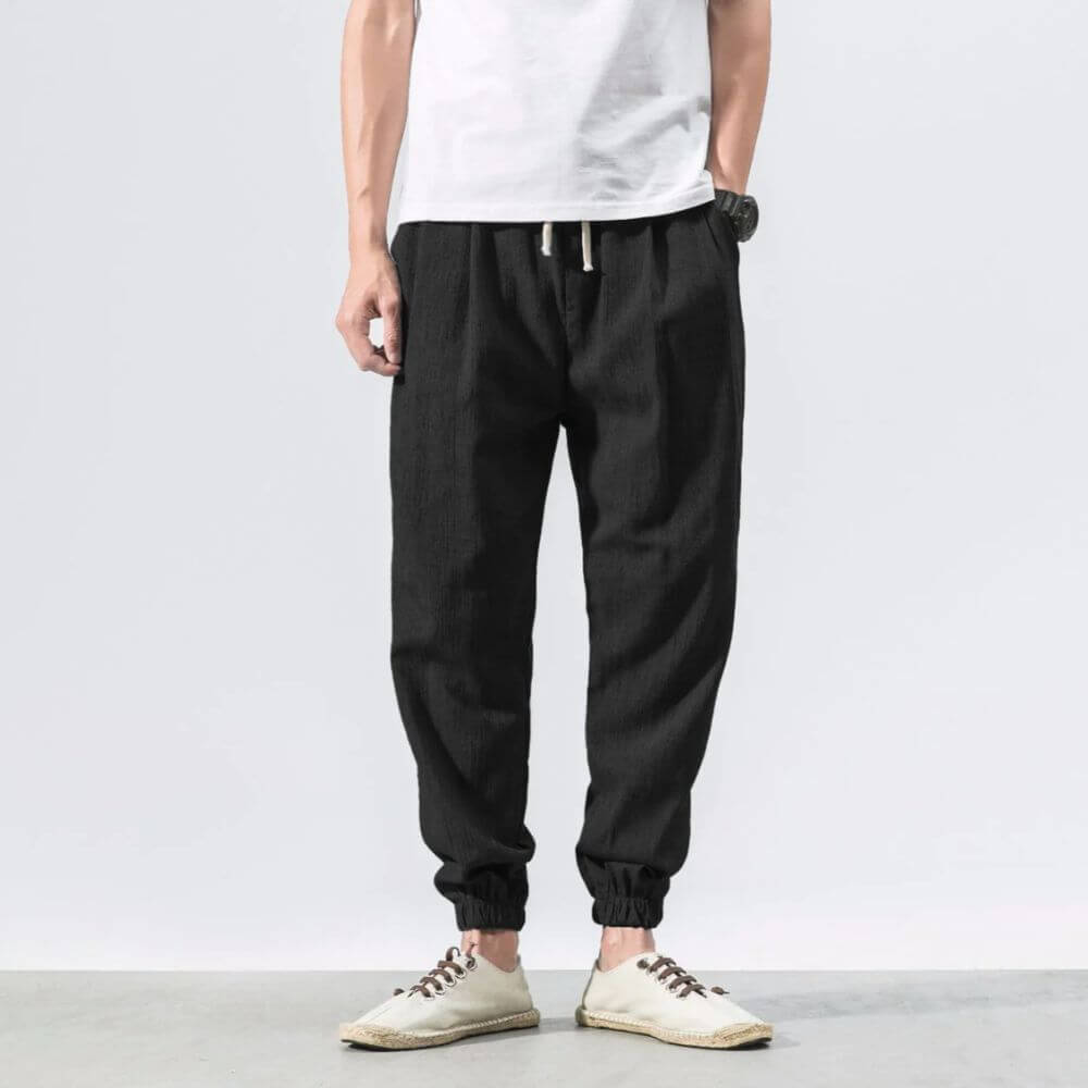 Komforthose | Japanische Unisex-Hose mit Elastischem Bund | Leicht und Atmungsaktiv für Optimale Sommerfrische 5