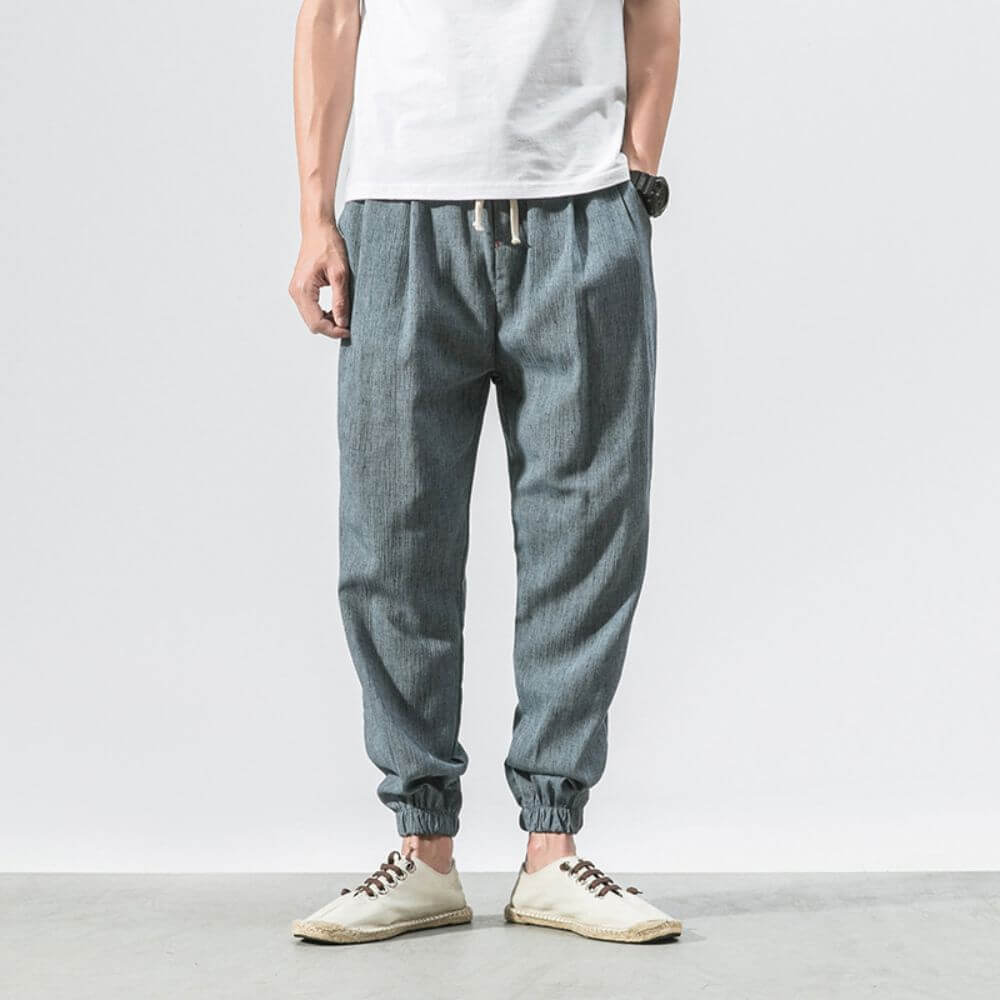 Komforthose | Japanische Unisex-Hose mit Elastischem Bund | Leicht und Atmungsaktiv für Optimale Sommerfrische 9