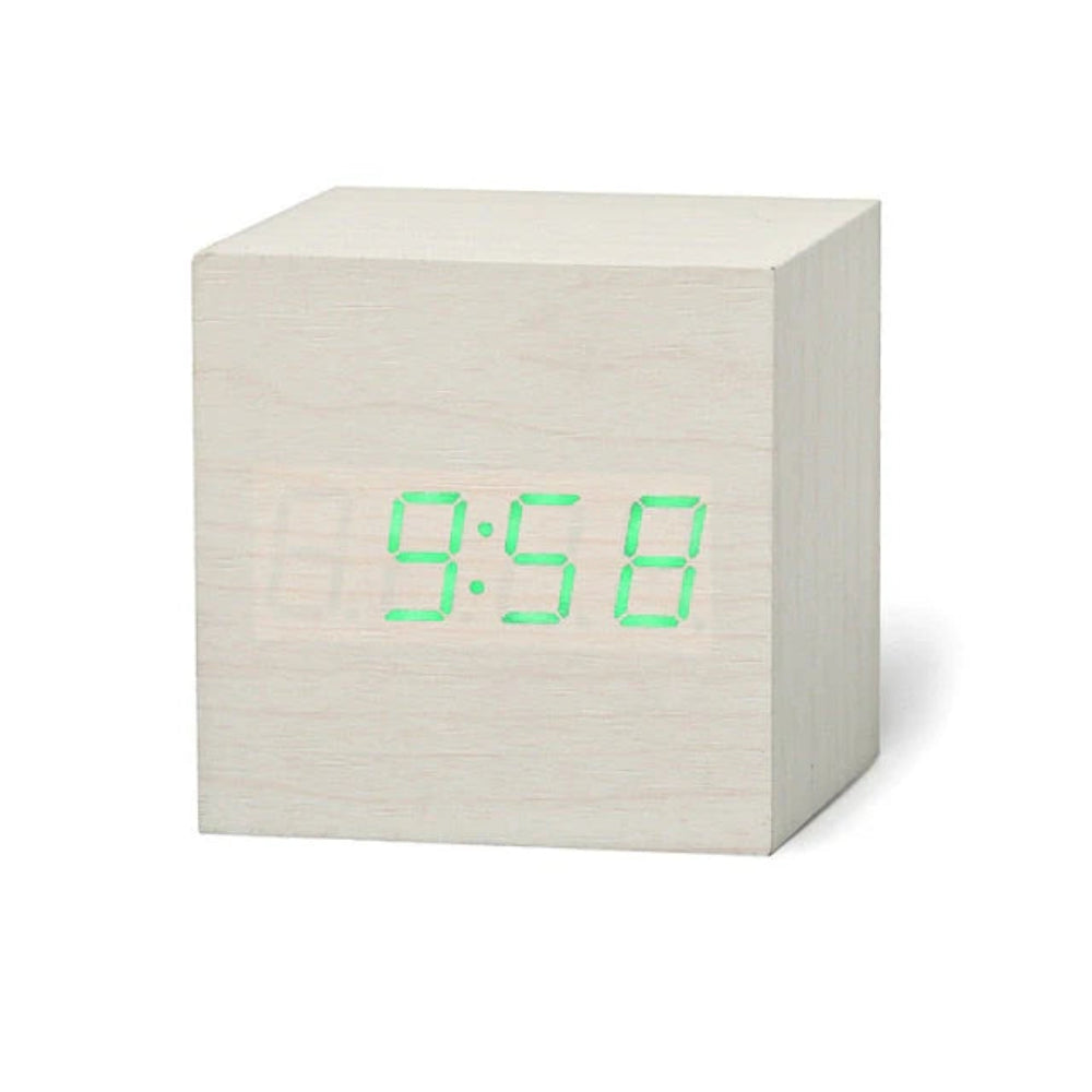 TimeCube Mini | LED Digital Alarm Clock with Compact Design for Modern Living Spaces