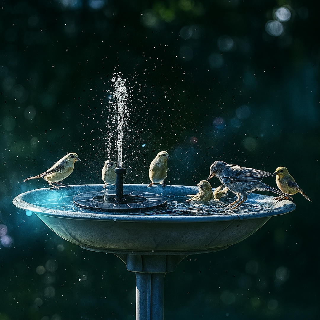 Solar Gartenbrunnen | Mehr Atmosphäre in deinem Garten Ohne Kabel oder Aufwand
