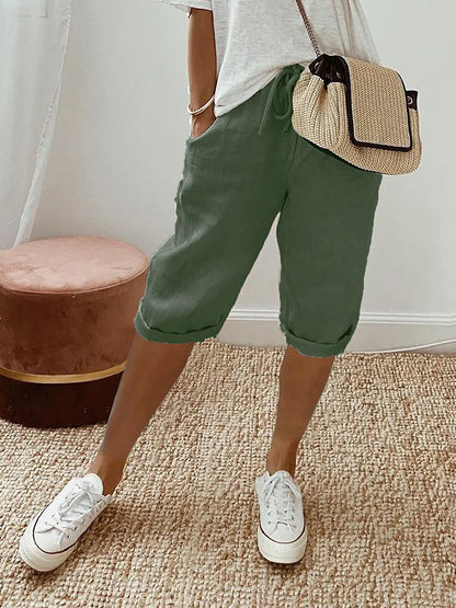 Pantalon en coton pour femme