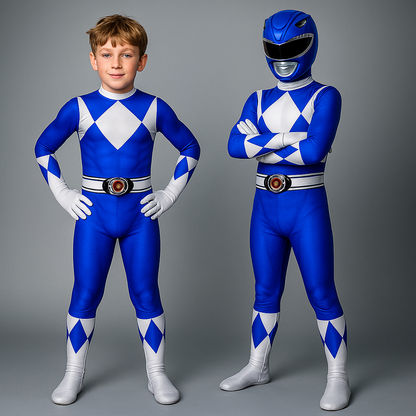 Dynamic Hero Costume Set for Kids with Matching Mask