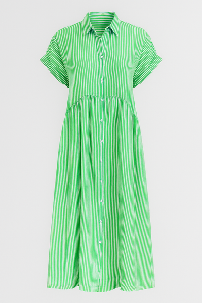 Women's Midi Dress with Pockets – Casual Flowy Everyday Dress