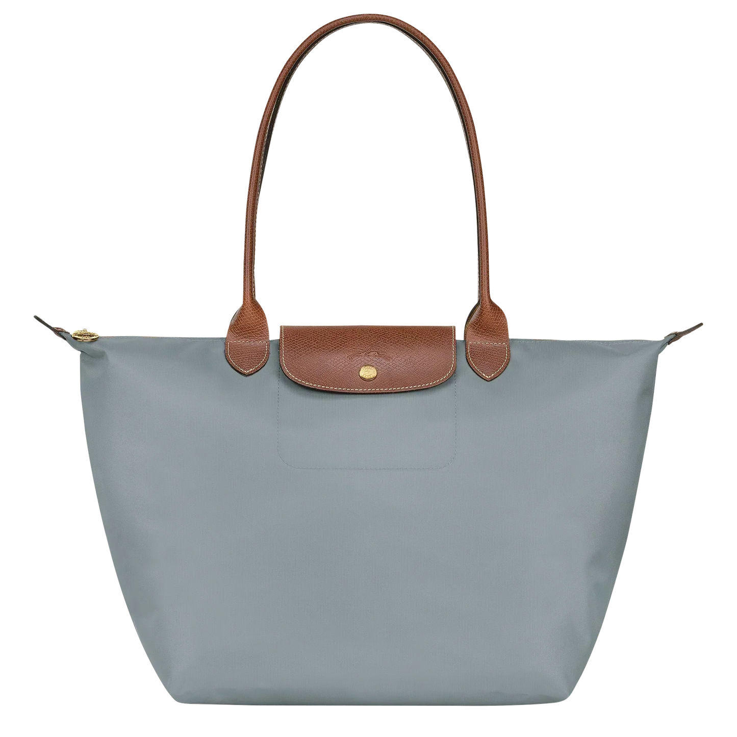 Große Nylon Shopper — Grau-Blau