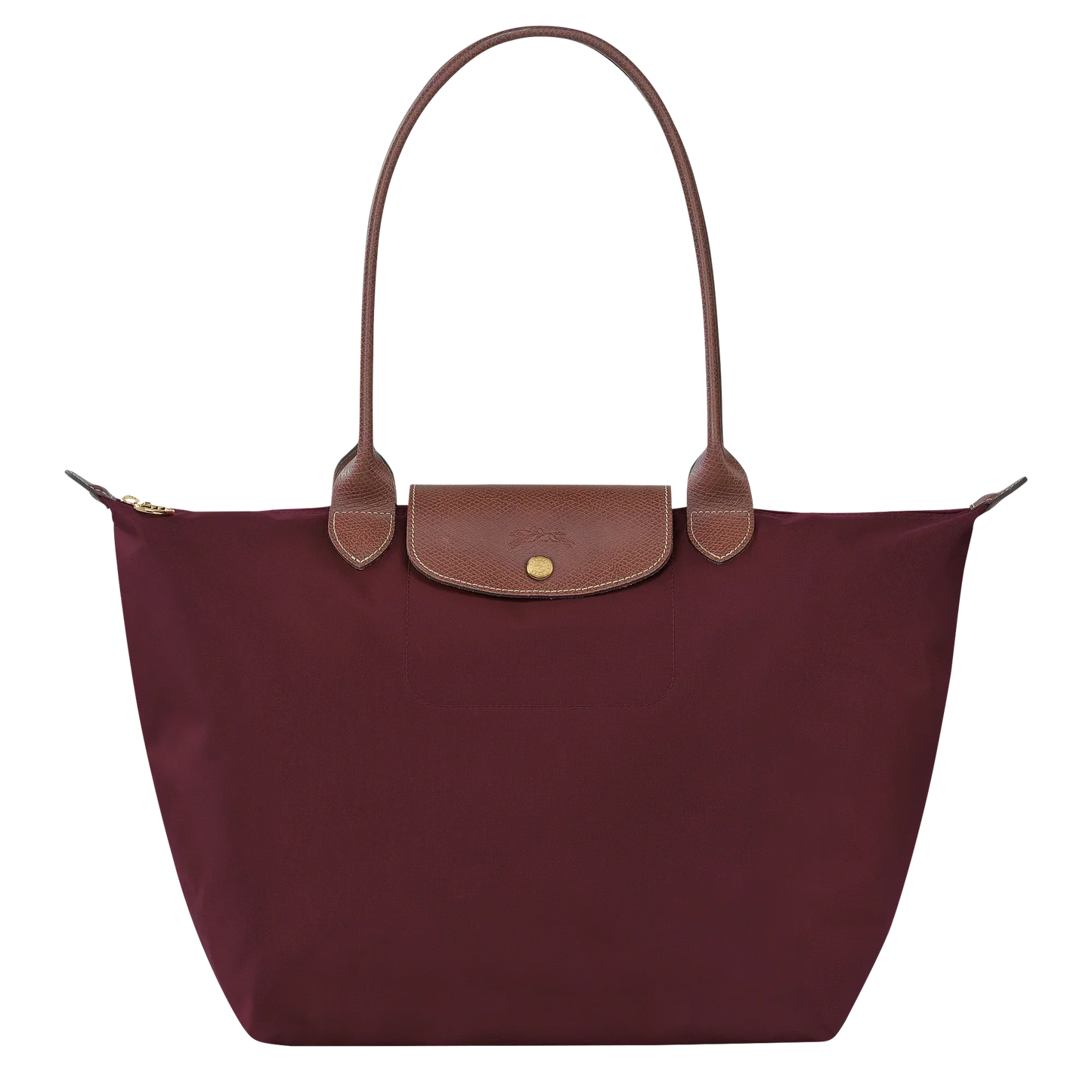 Longchamp - Stor väska Le Pliage, Bordeaux