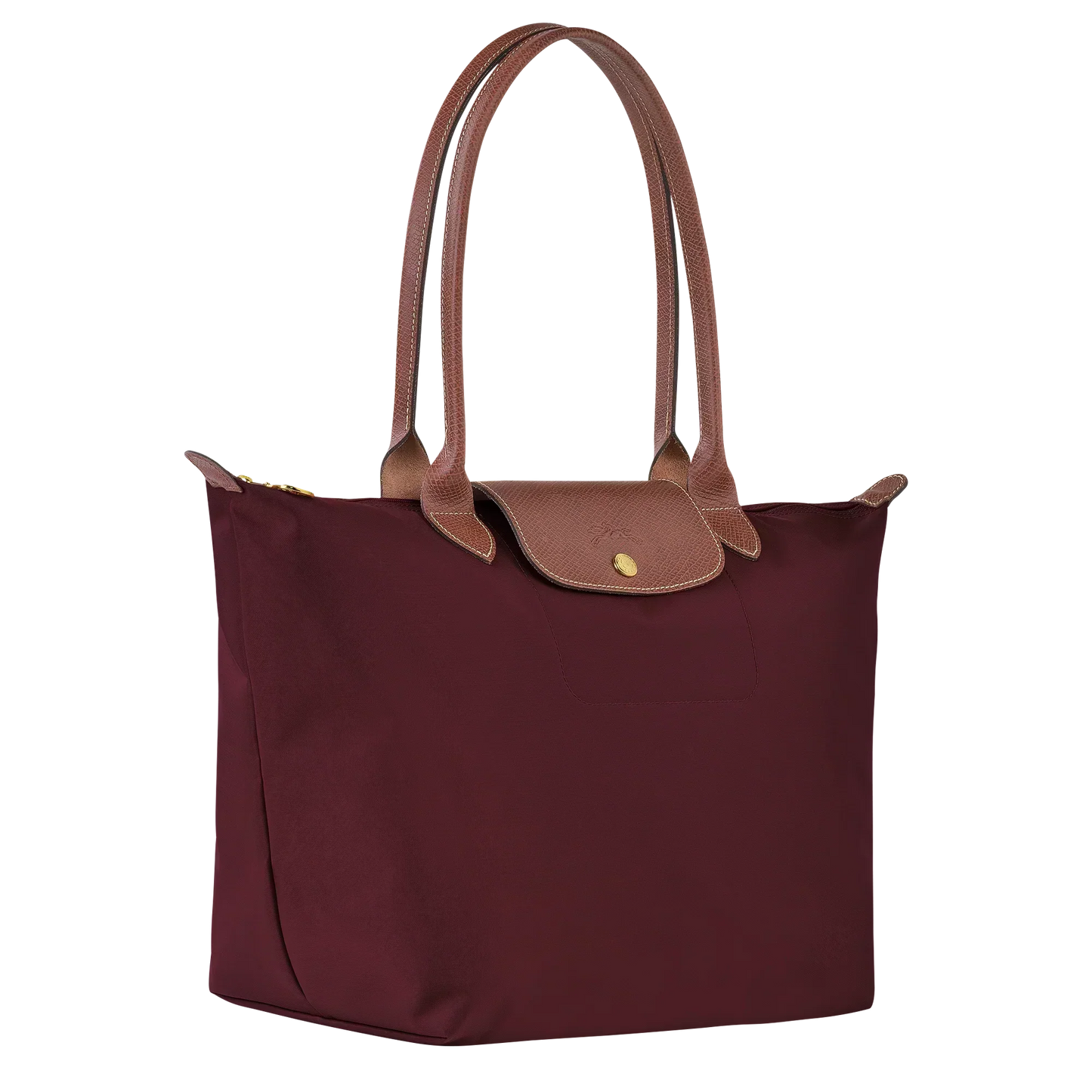 Longchamp - Stor väska Le Pliage, Bordeaux