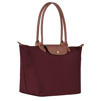 Longchamp - Stor väska Le Pliage, Bordeaux