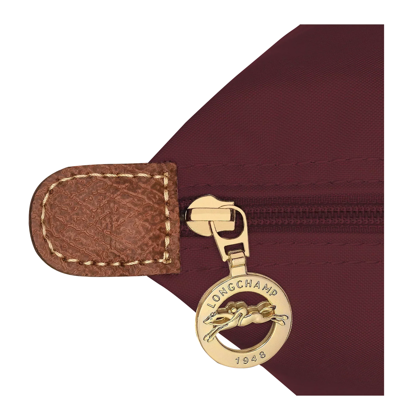 Longchamp - Stor väska Le Pliage, Bordeaux
