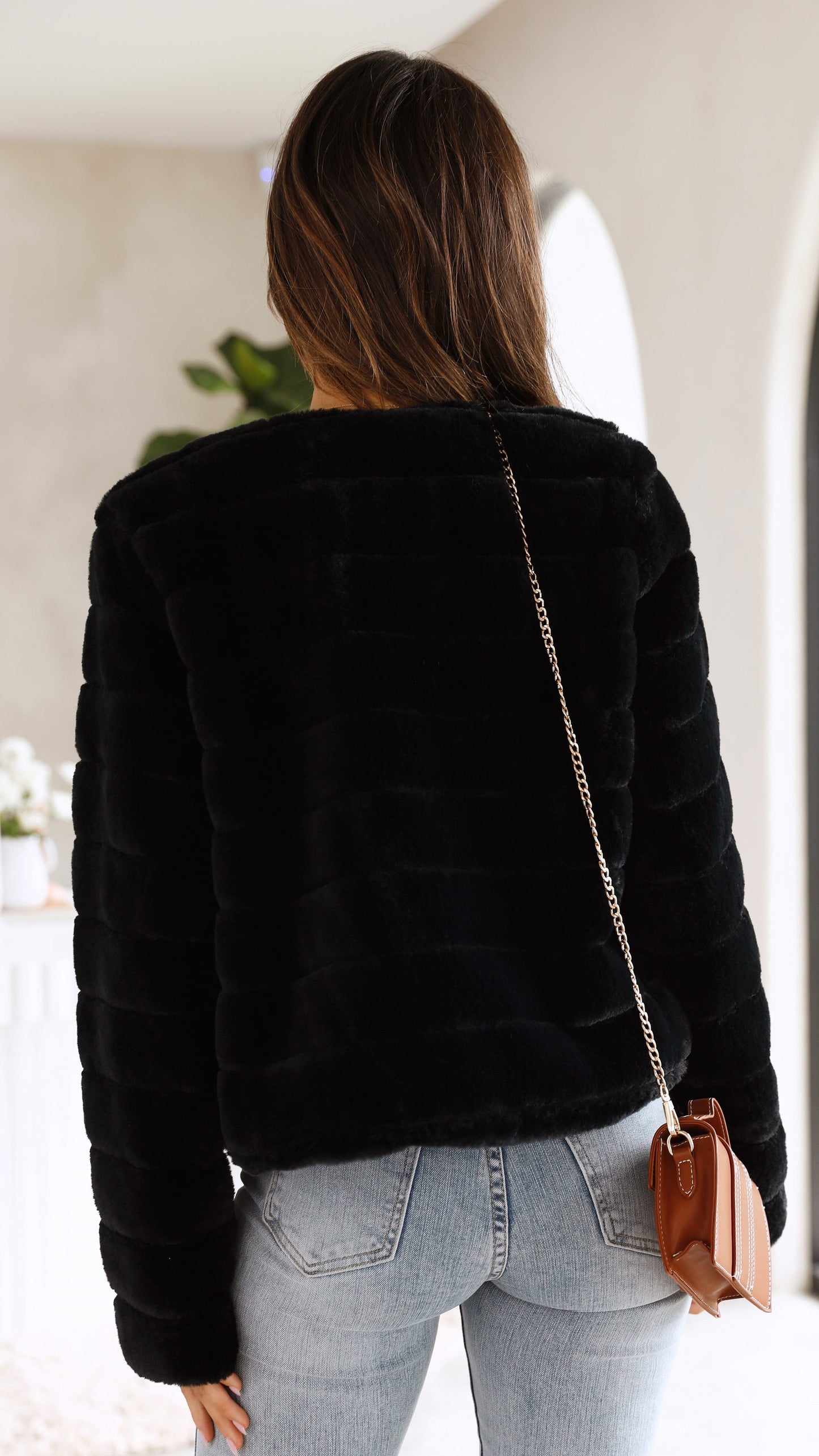 Luxe Dames Crop Jasje - Veloura