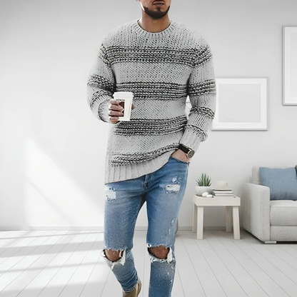 Men’s Soft Knit Jumper – Breathable Lightweight Sweater for Everyday Smart Casual Wear