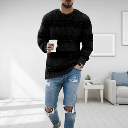 Men’s Soft Knit Jumper – Breathable Lightweight Sweater for Everyday Smart Casual Wear