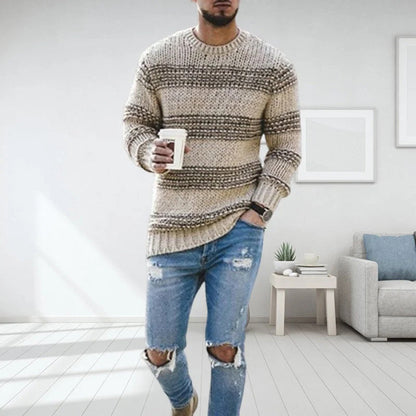 Men’s Soft Knit Jumper – Breathable Lightweight Sweater for Everyday Smart Casual Wear