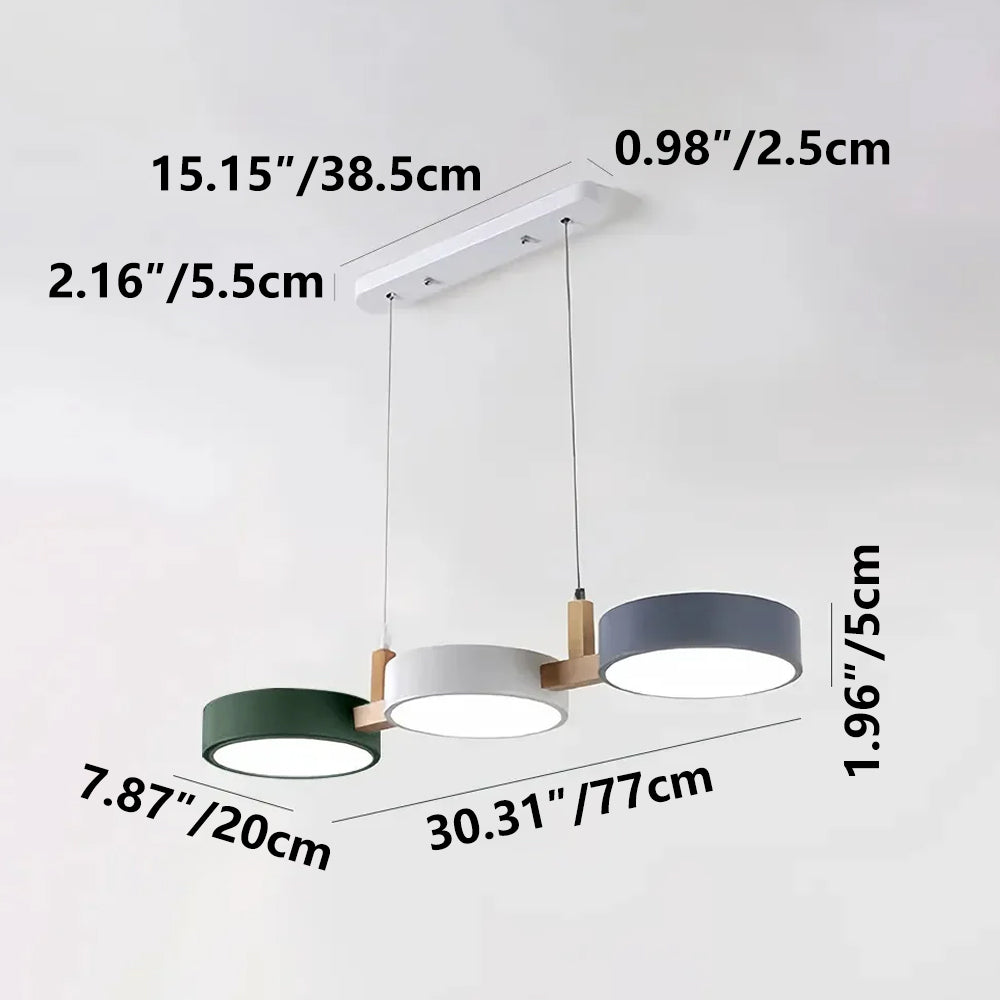 Hanglamp 3 Kappen Metaal Minimalistisch LED Eetkamer Keukeneiland Woonkamer | Restfield