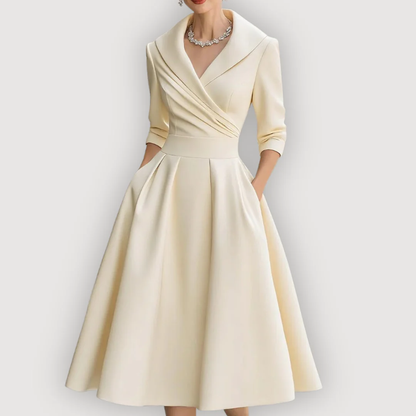 LEONA – Chic Midi Dress