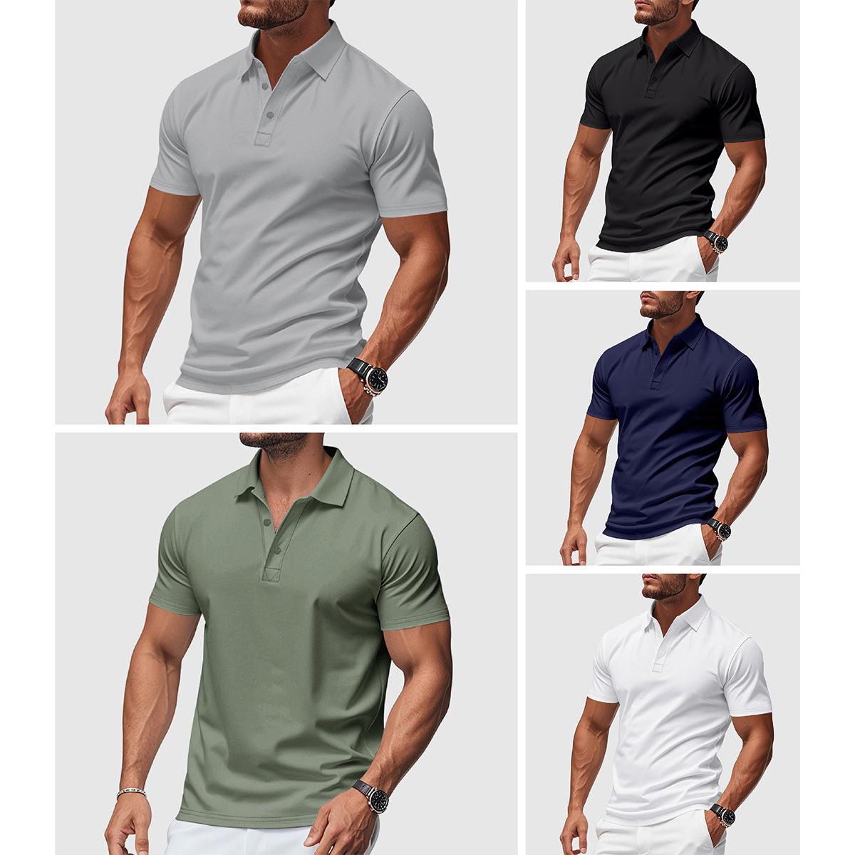 Lorik - Atmungsaktives Stretch-Poloshirt