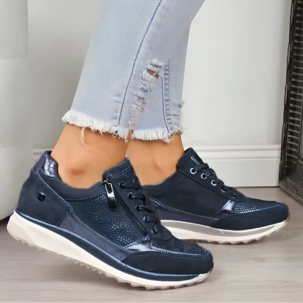 Orthopädische Sneaker für Damen mit Fußgewölbestütze