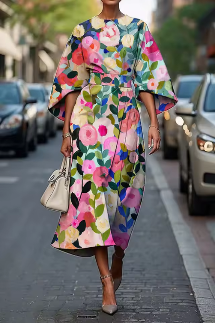 Elora - Breezy Floral Dress