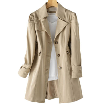 Claire | Women Classic Double-Breasted Trench coat