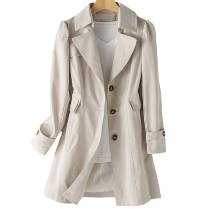 Claire | Women Classic Double-Breasted Trench coat