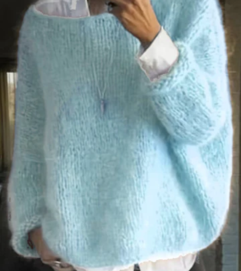 Damen Oversize Strickpullover – Kuschelig, Modern & Zeitlos