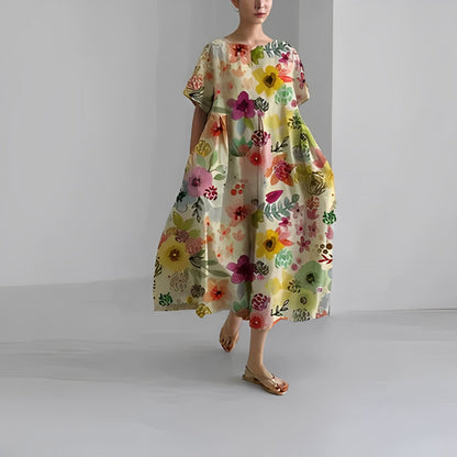 Simona™ Vestido Maxi Bohemio