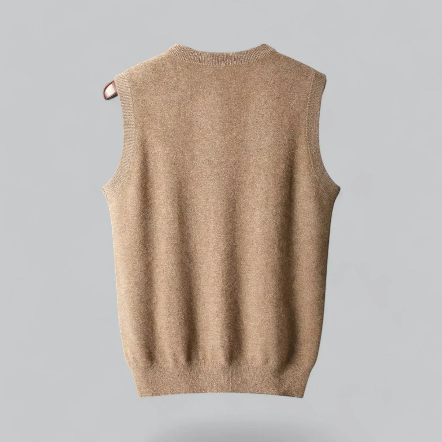 Men’s Wool V Neck Sweater Vest Timeless Comfortable Layering Knitwear Smart Casual Outfit