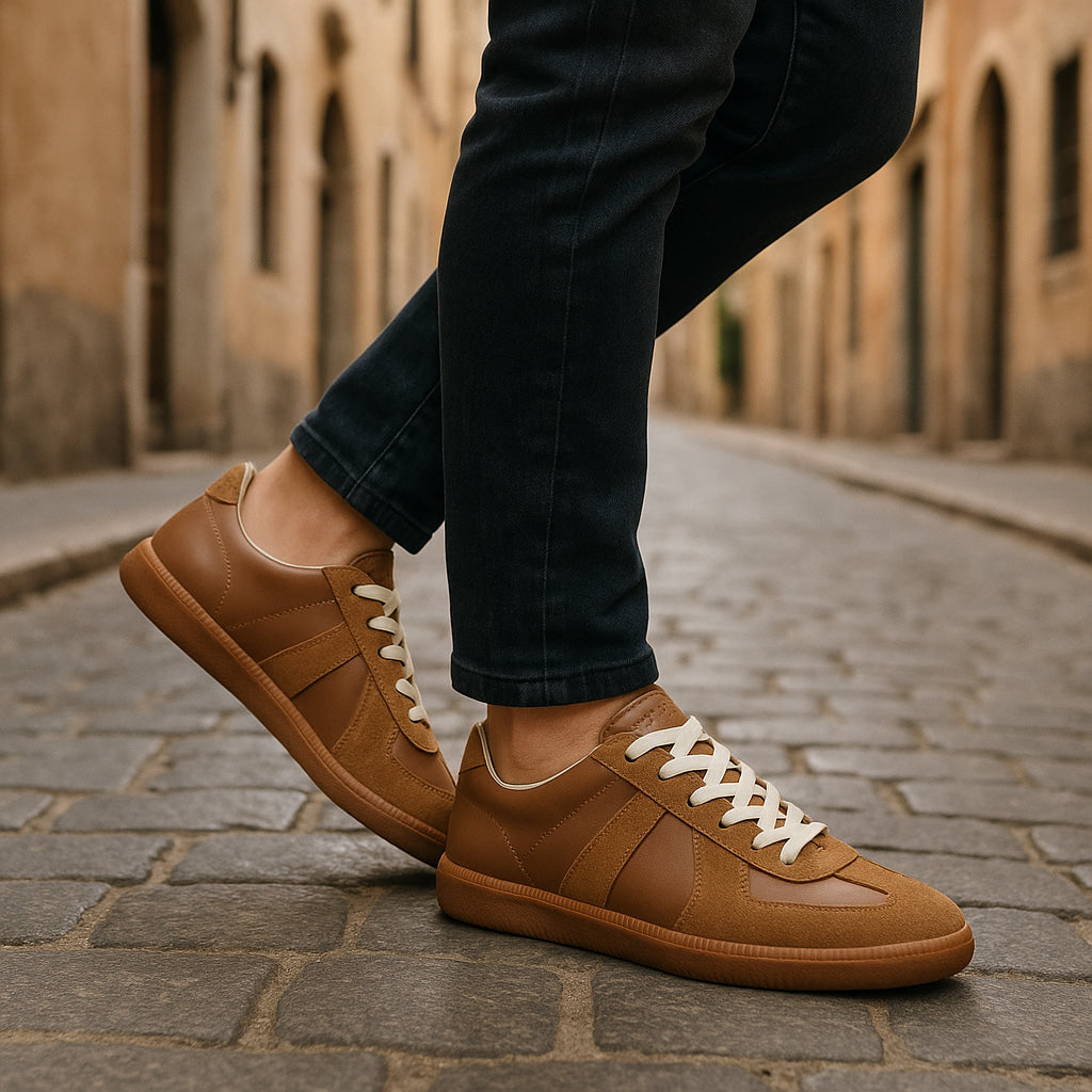 Męskie Antypoślizgową Sznurowane Trampki | Komfort Krój Dziennie Buty
