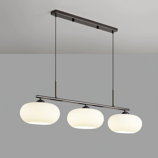 Lampa Wisząca Bauhaus 3-Głowicowa z Regulacją Wysokości – Nowoczesna Lampa do Salonu i Jadalni 0