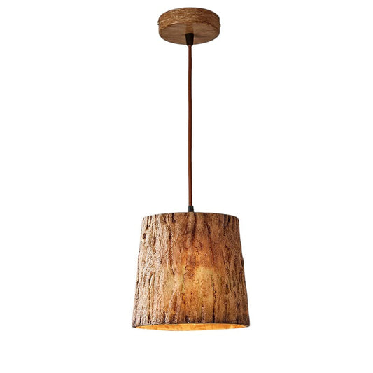 Lampa Wisząca z Drewna LED do Salon i Jadalni – Rustykalny Design, Regulowana Wysokość, Idealna Nad Stół 0