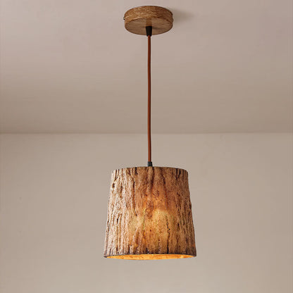 Lampa Wisząca z Drewna LED do Salon i Jadalni – Rustykalny Design, Regulowana Wysokość, Idealna Nad Stół 3