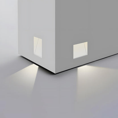 Lampa schodowa nowoczesna led ścienna wpuszczana