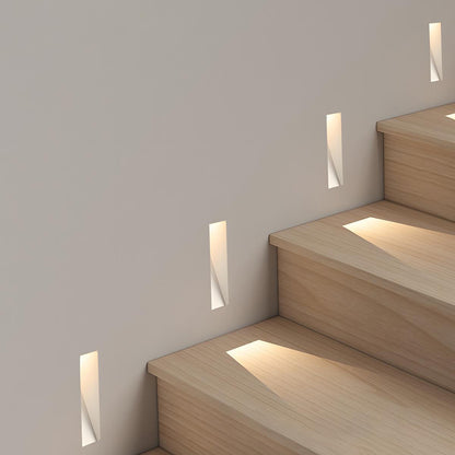 Lampa schodowa nowoczesna led ścienna wpuszczana