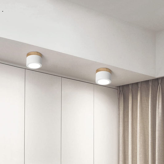 Lampa sufitowa LED nowoczesna cylindryczna minimalistyczna