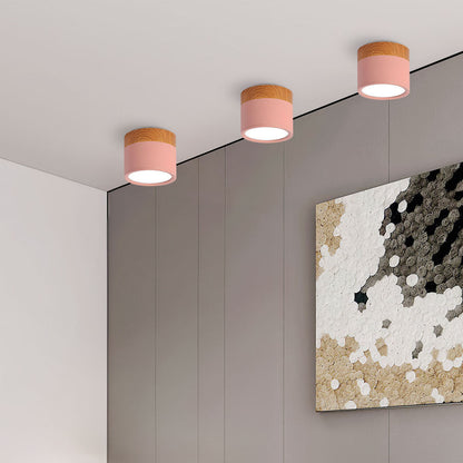 Lampa sufitowa LED nowoczesna cylindryczna minimalistyczna