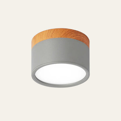 Lampa sufitowa LED nowoczesna cylindryczna minimalistyczna