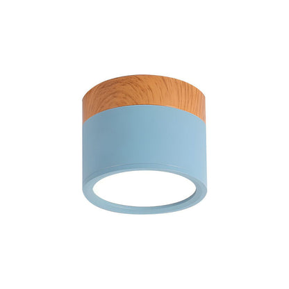 Lampa sufitowa LED nowoczesna cylindryczna minimalistyczna