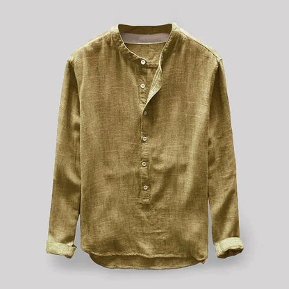 Langarmshirt Herren | Button-Down-Kragen & souveräner Look