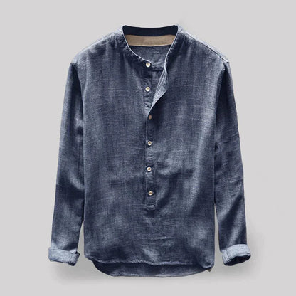 Langarmshirt Herren | Button-Down-Kragen & souveräner Look