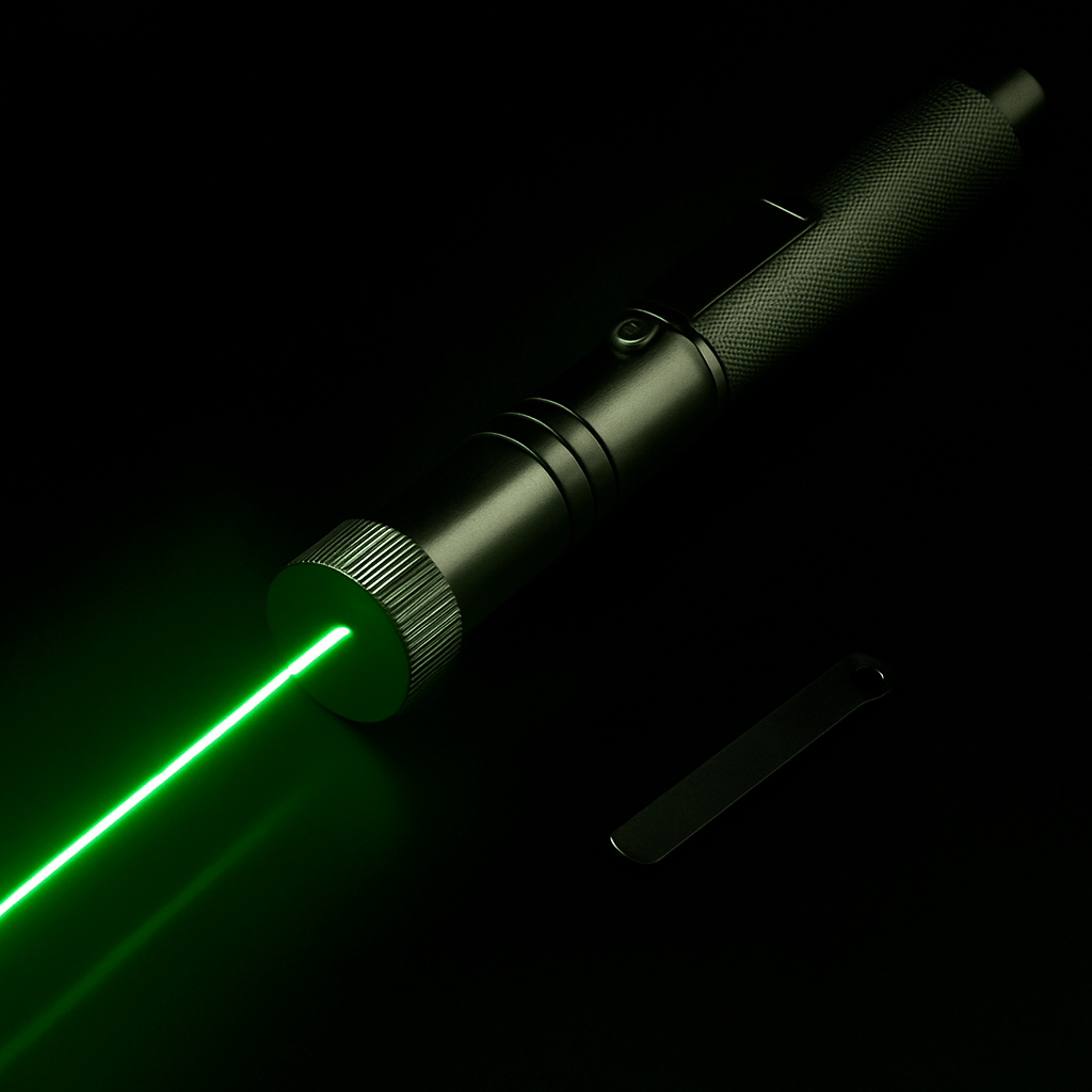 Laserpen 10000m Bereik USB Oplaadbaar Metaal Instelbare Focus Rood Groen | Restfield