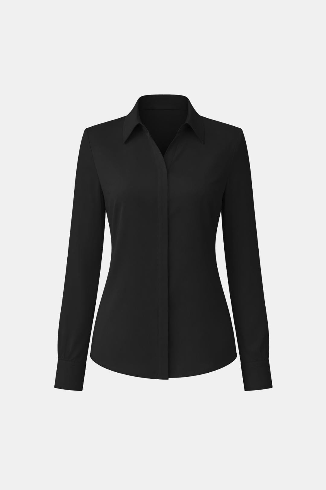 Laura - Tailored Button-Up Classic Blouse