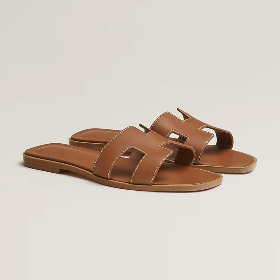 Celina - Flache Leder Sandalen | Komfort und Eleganz für den Sommer
