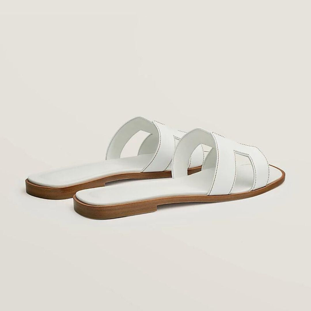 Celina - Flache Leder Sandalen | Komfort und Eleganz für den Sommer